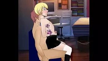 تشغيل مثير femboy يزور صديقه ليلة ساخنة من الجنس (sdt # 6)