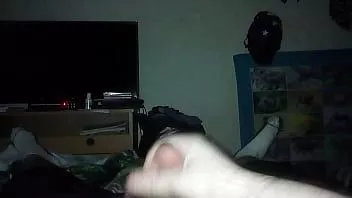 Oynat Yalnız adam ile küçük dick boşalır