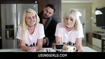 play Usinggirls.com - freeuse sarışın genç üvey kız kardeşler aile kocasıyla üçlü - nikki tatlı, sabrina kar
