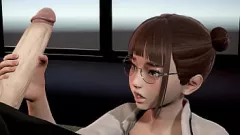 Play Busty Asian Wife Can't Resist Her Big-Dicked Boss: 3D Animation